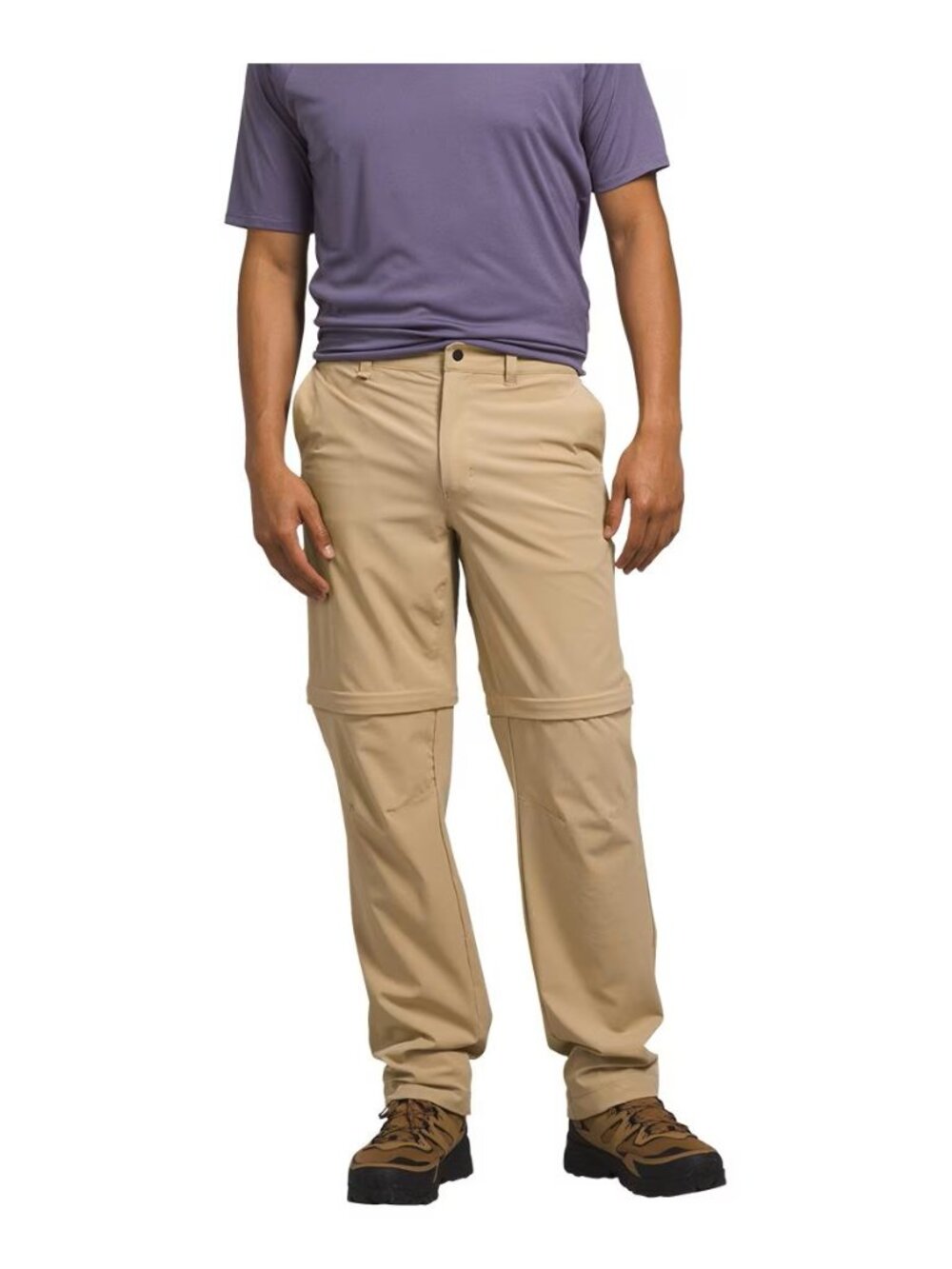 Mens The North Face Hiking Pants Size 38x32 Khaki Convertible Pants